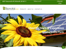 Tablet Screenshot of banotaigreenhouse.com